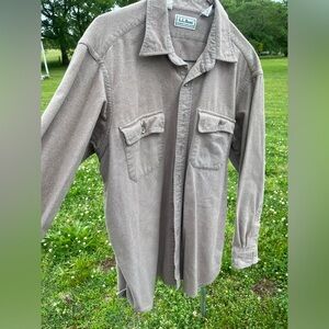 Vintage LL Bean Chamois Soft long sleeve button up size large